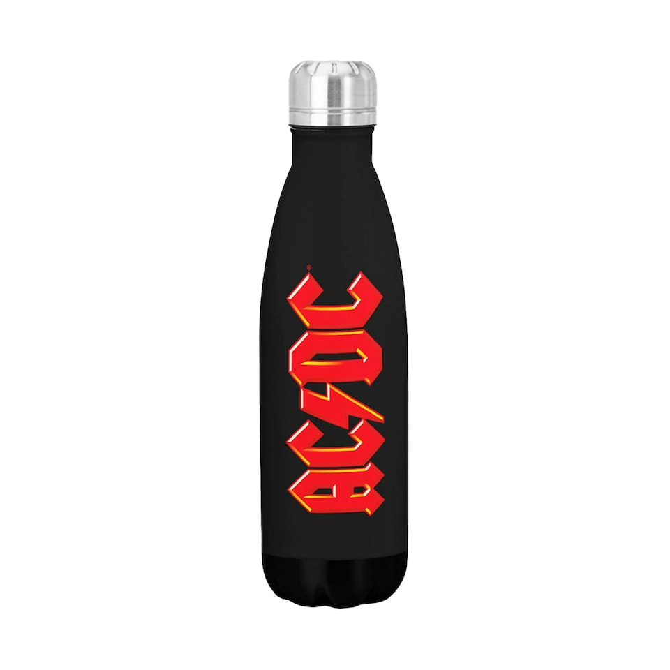 Rocksax AC/DC Drink Bottle - Logo Black | One Size