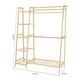 image 5 of Living and Home Bamboo Bedroom Garment Clothes Rack 110cm - Natural
