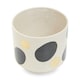 image 3 of Interiors by Premier White & Gold Speckled Ceramic Planter, Modern Large Ceramic Garden Pot for Home Decor, Pots for Plants Multi