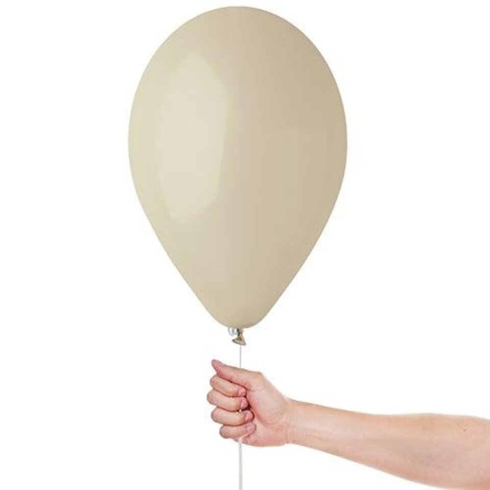 image 1 of Latte Cream Bio Latex Balloons 33cm / 13 in - Pack of 10