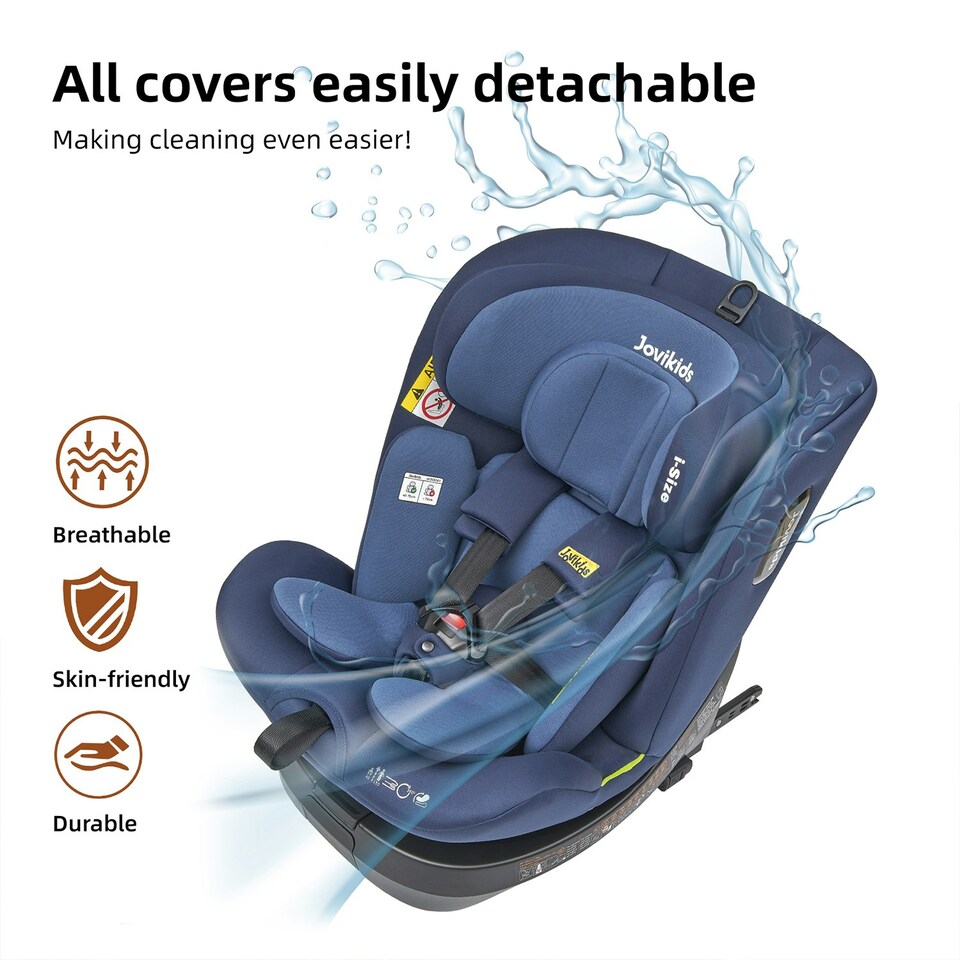 image 1 of JoviKids Spin Ranger TT Car Seat Blue Blue