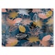 image 1 of Maple Leaves Glass Chopping Board | Multi