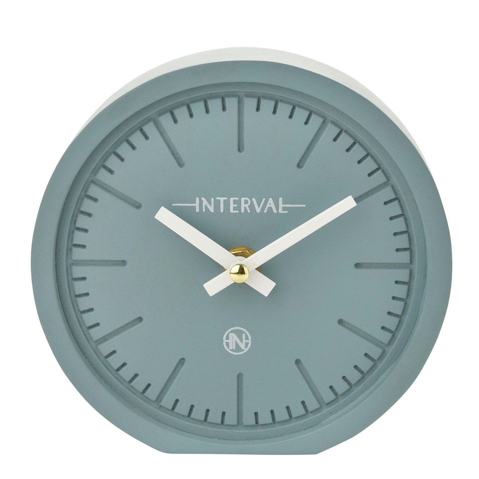 image 1 of Interval Minimalist Desk Clock 15cm - Teal Blue | Teal