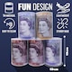 image 5 of Set Of 5 Pound Note Design Money Tin Piggy Bank Savings Coins Cash Change Storage Tins