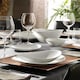 image 7 of Bormioli Rocco Prometeo Oval Glass Steak Plates - 32cm - White - Pack of 6 | White | White