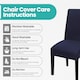 image 3 of High-Back Chair Covers, Spandex Stretch, Universal Protective Slipcover