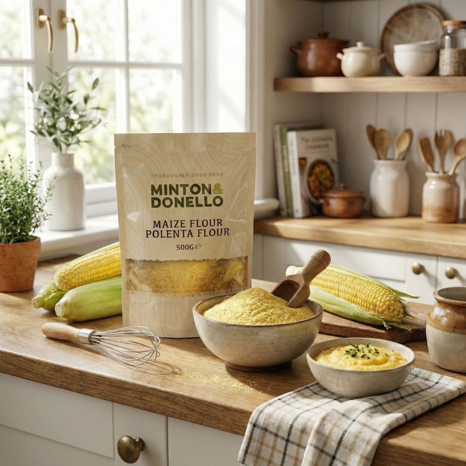 image 1 of Minton & Donello Maize Flour Polenta Flour 6 x 500g | Multi