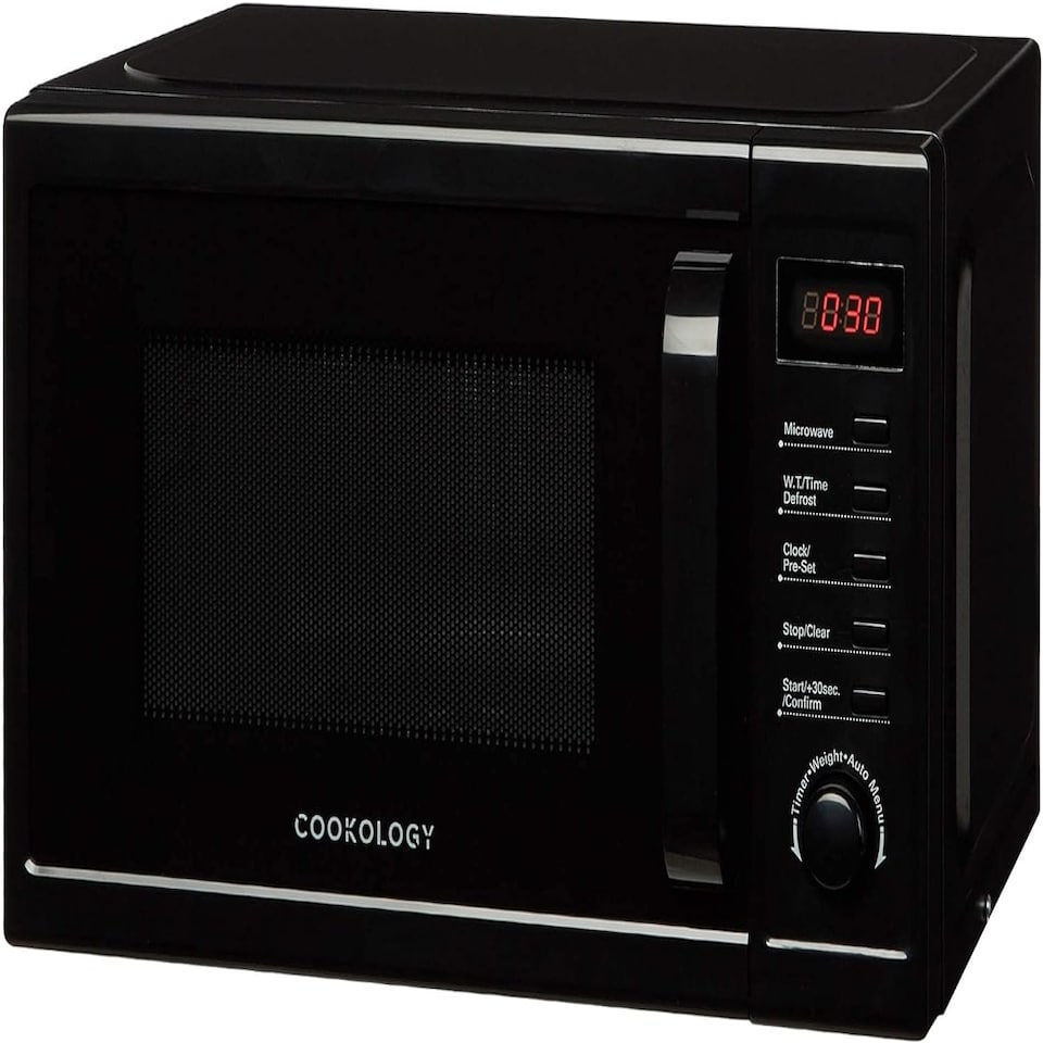 image 1 of Cookology 800W Microwave 20L Digital Freestanding - CFSDI20LBK Black