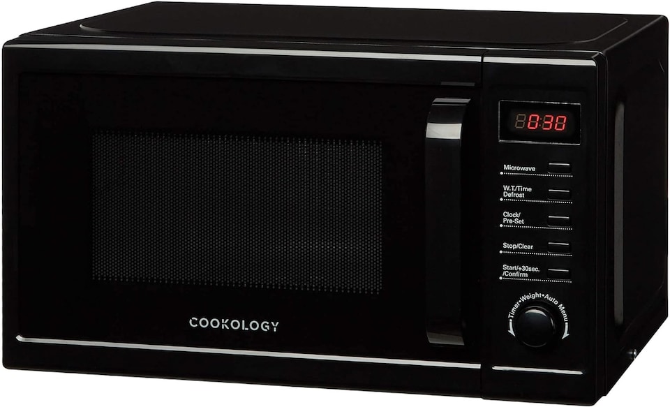 image 1 of Cookology 800W Microwave 20L Digital Freestanding - CFSDI20LBK Black