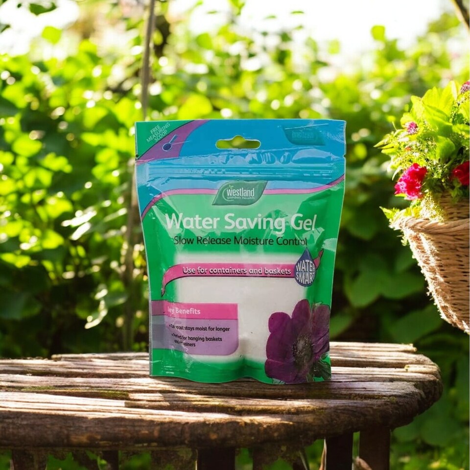 image 1 of Westland Water Saving Gel 3 x 250g Plant Soil Moisture Retention Gel for Pots Garden Patio Containers Hydration Booster