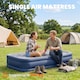 image 4 of Outsunny Inflatable Mattress, Air Bed with Built-in Pump | Grey | Grey | Double