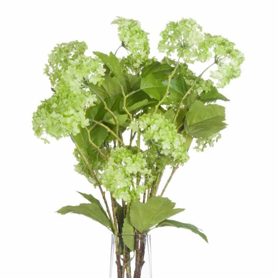 image 1 of Viburnum Spray Artificial Plant - Plastic - L18 x W27 x H63 cm - Green