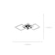 image 3 of EGLO Paranday-Z Black Steel Smart Control, Colour Changing Ceiling Light, (L) 65cm