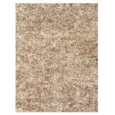 KUKOON Natural Beige Mottled Shaggy Living Room Area Rug 120cm x 170cm Cream
