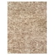 image 1 of KUKOON Natural Beige Mottled Shaggy Living Room Area Rug 120cm x 170cm Cream