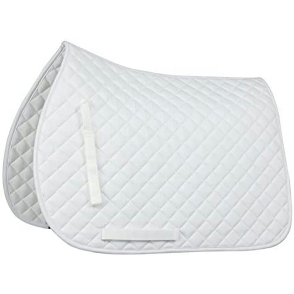 Performance Lite Horse Saddlecloth - White - 14in - 14in