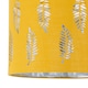 image 4 of Set of 2 Fern - Ochre Cut Out 25cm Pendant Lightshades | Yellow | Silver | Medium | 2