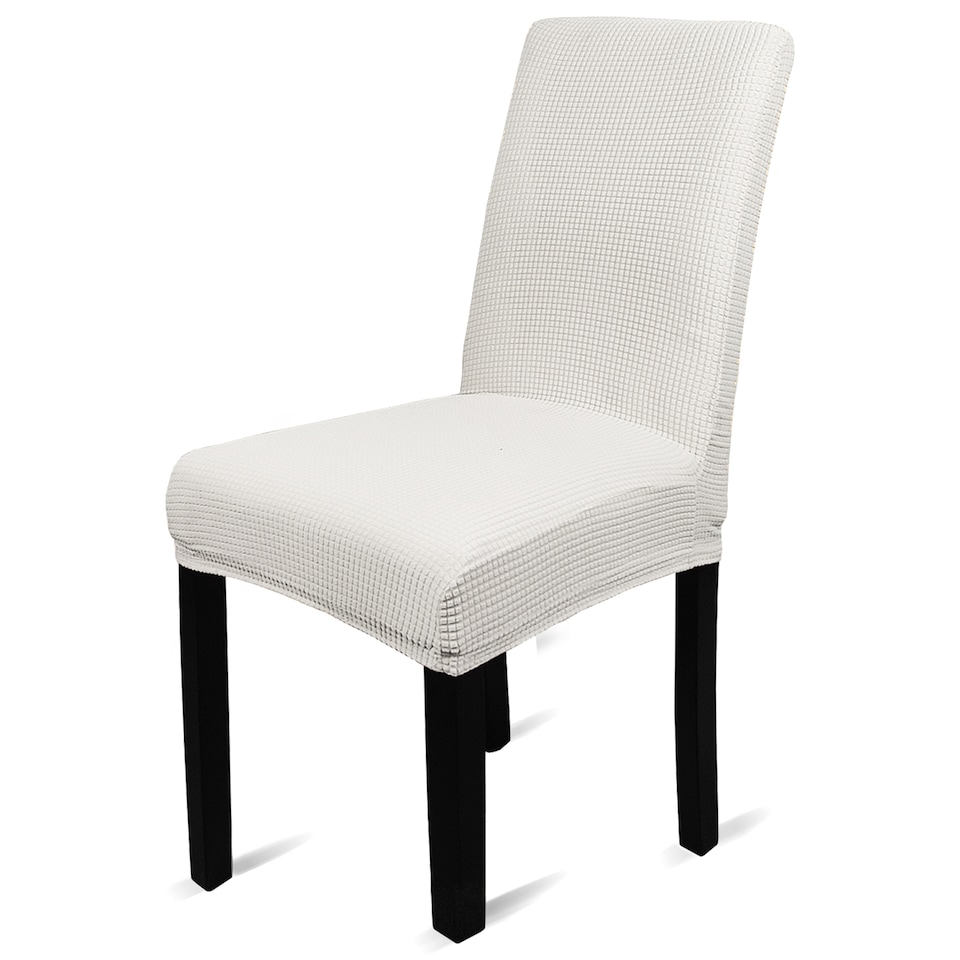 image 1 of Velvet Stretch Chair Covers, Spandex Dining Chair Slipcovers