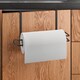 image 2 of Metaltex Lava Easy-Roll Under Shelf Kitchen Roll Holder - Black