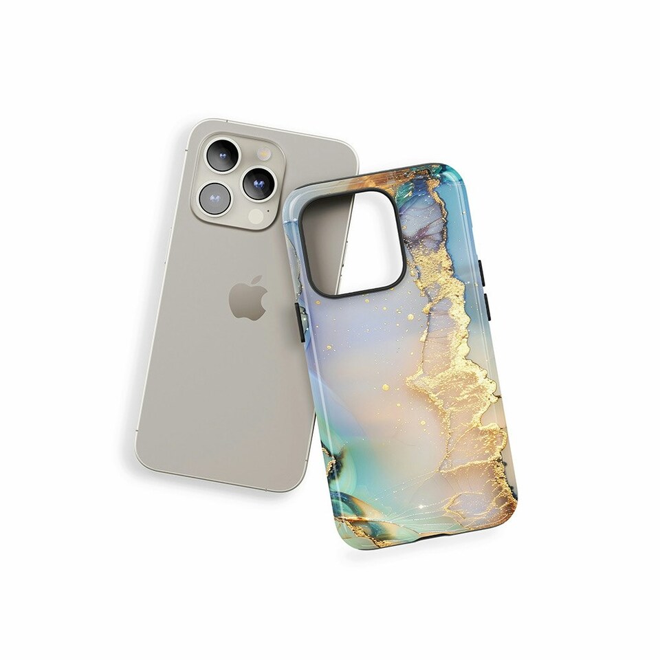image 1 of Opulent Marble Phone Case | Blue | iPhone 16e
Tough | iPhone 16e
Tough