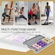 image 3 of HOMCOM 6kg Dumbbell Set, Weights Fitness Dumbbells, Pink, Purple, Brown