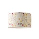 image 1 of ValueLights Flora Flower Embroidered Fabric Medium Lamp Shade | Cream