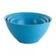 image 1 of Durable Plastic Colourful Kitchen Mixing Salad Bowls Microwave & Dishwasher Safe | Blue | Blue | 3.4 Litre | 1