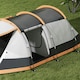 image 8 of Outsunny Tunnel Tent with Bedroom, Living Room and Porch for 3-4 Man, Green