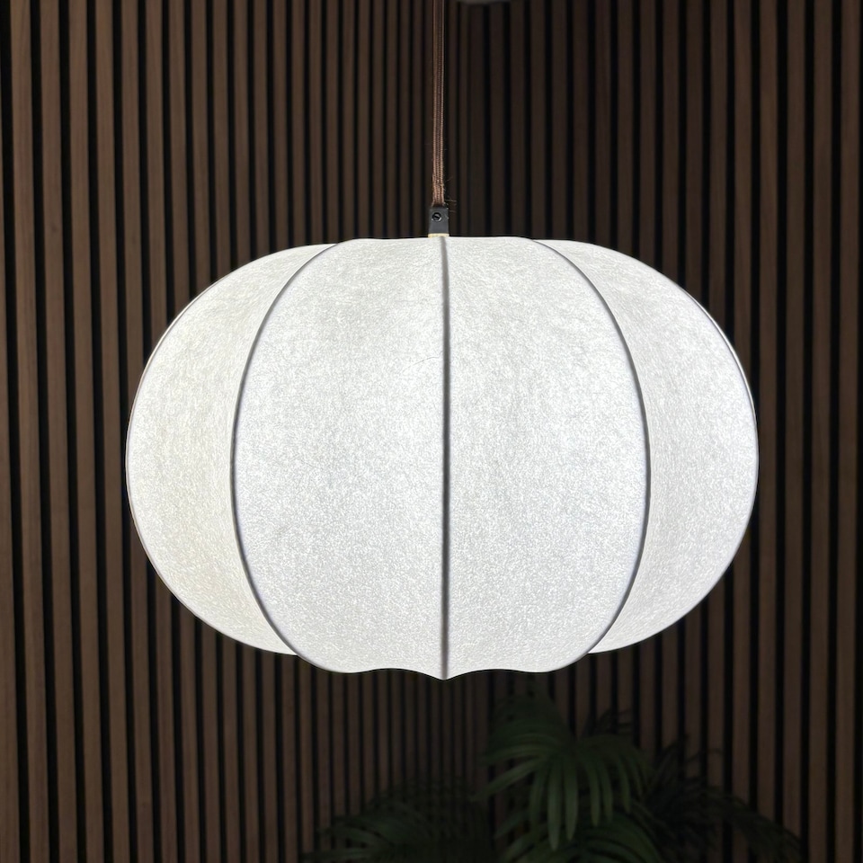 image 1 of CGC Lighting Natalia Cloud Dancer White Oval Distressed Silk Lampshade