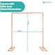 image 2 of Square Arch Stand with Base, Party Background Decoration - 200x200cm