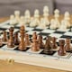 image 8 of The Magic Toy Shop 3-in-1 Chess Draughts Backgammon Compendium Wooden Board Game Set