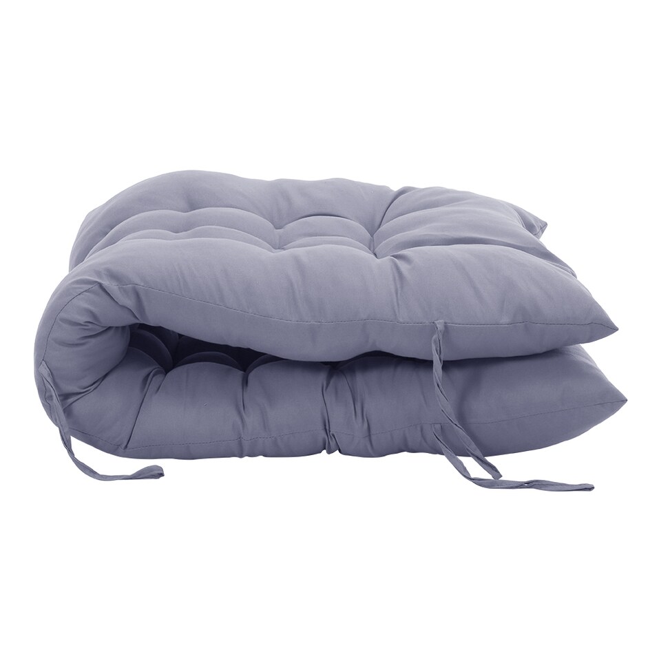 image 1 of Living and Home Thick Chaise Lounge Chair Cushion, Grey-110cm | Grey