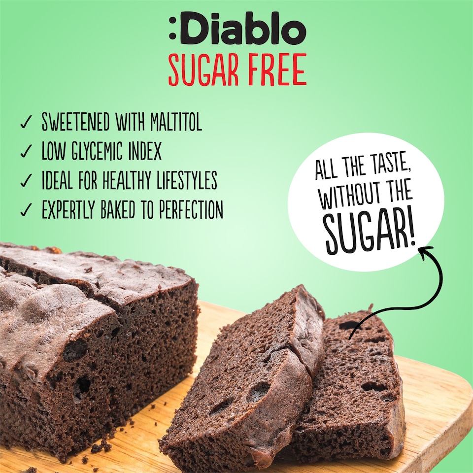 image 1 of Diablo Sugar Free Chocolate Cake 200g