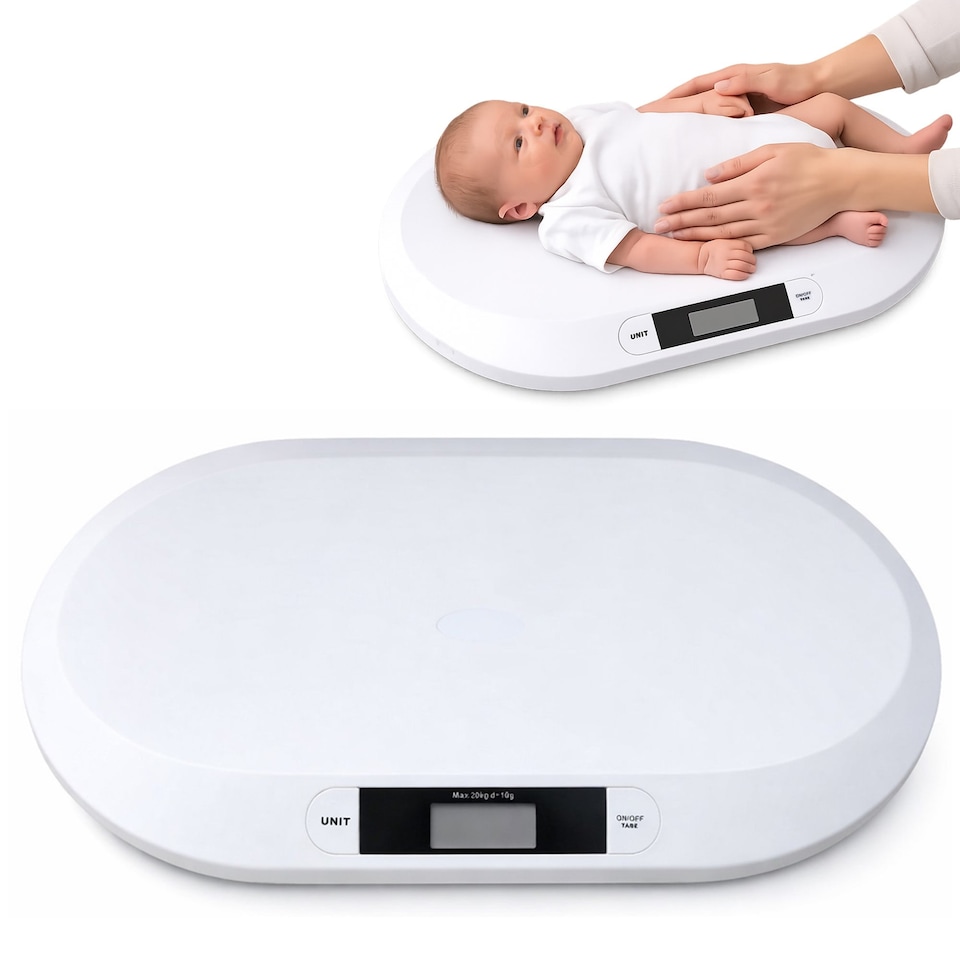 image 1 of Digital Electronic 20kg Baby Infant Pet Weighing Scales
