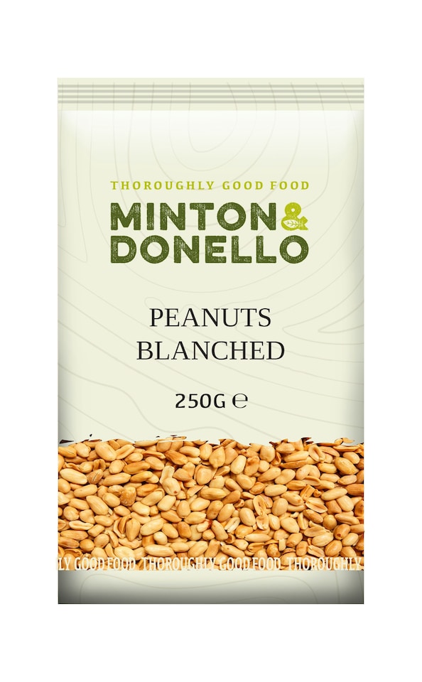 image 1 of Minton & Donello Blanched Peanuts 6 x 500g