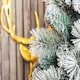 image 4 of 4ft White Snowy Tips Frosted Helsinki Fir Christmas Tree White | 4ft