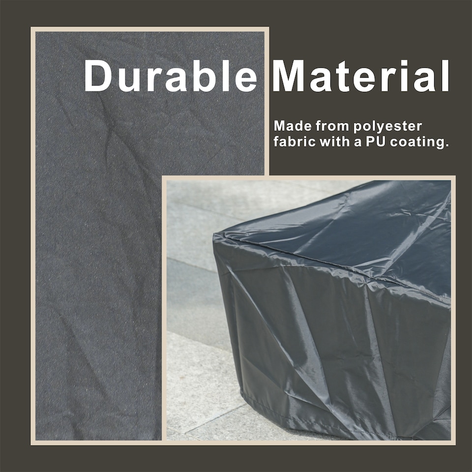 image 1 of Direct Wicker Patio Furniture Cover, 600D Heavy Duty Outdoor Waterproof Furniture Cover