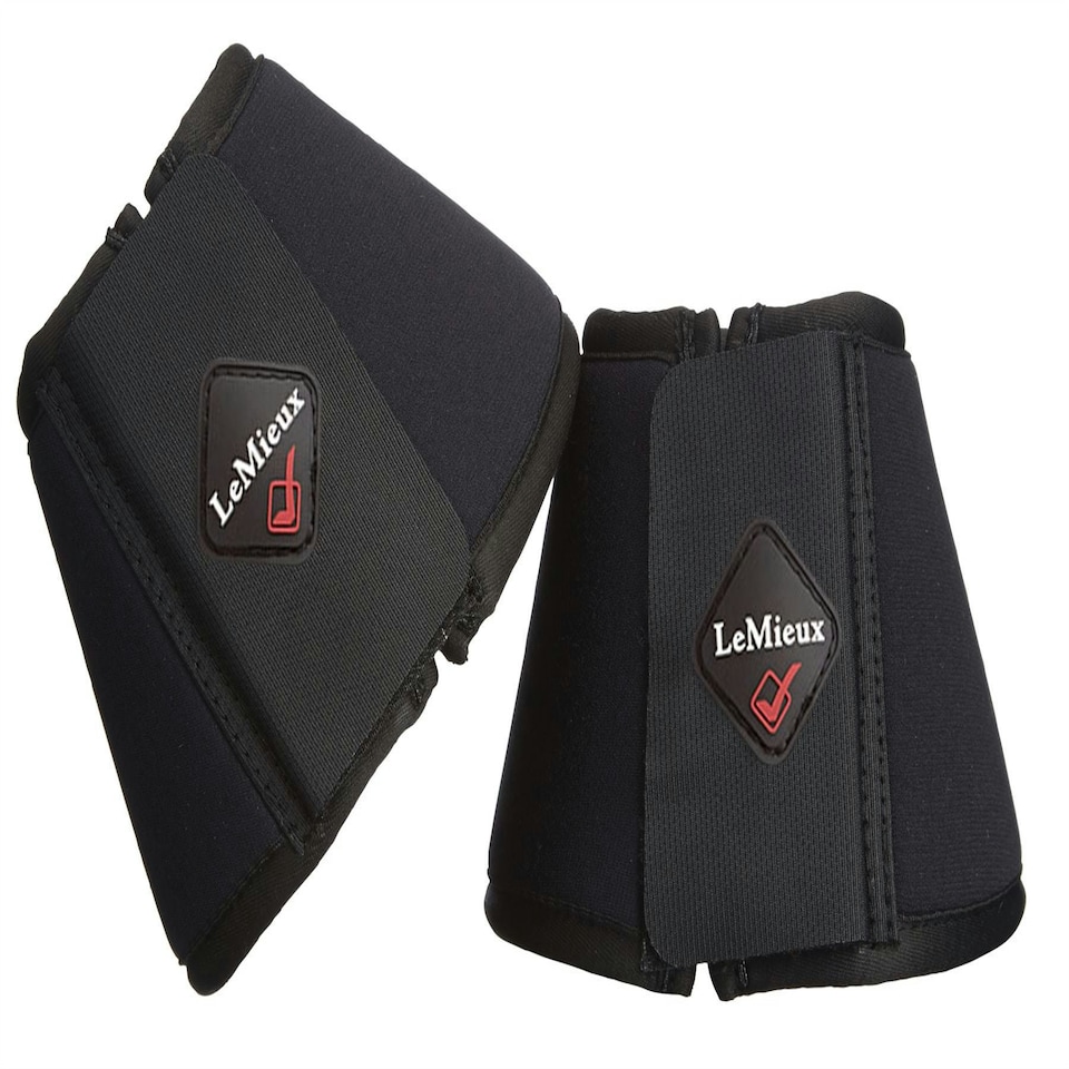 image 1 of LeMieux Soft Shell Over Reach Boots Black | Small