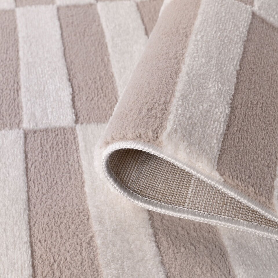 image 1 of The Rugs Loft Collection Striped Living Room Area Floor Rug and Runners Soft Pile