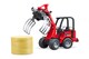 image 8 of Bruder Sch ffer Compact loader 2630 with bale gripper 1 round bale Construction Loader Model