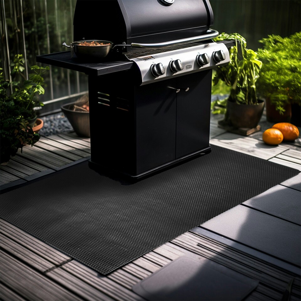 image 1 of BBQ Floor Protection Mat - 125cm x 75cm