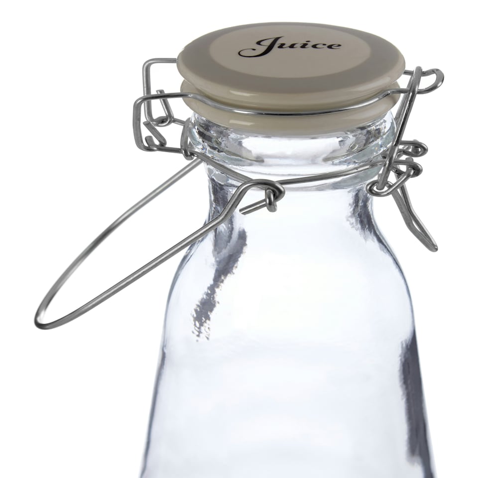 image 1 of Interiors by Premier Juice Storage Bottle, Personalized Clear Glassware Bottle, Versatile Transparent Drinking Water Bottle