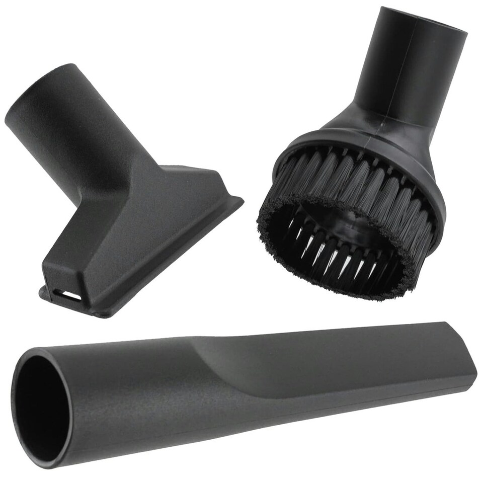 image 1 of SPARES2GO Mini Tool Cleaning Nozzle Kit compatible with Titan 16L 20L 30L 40L Vacuum Cleaner (35mm)
