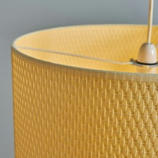 ValueLights Leno Natural Ceiling Pendant Shade Cream