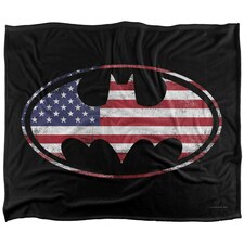 Batman USA Logo Blanket - Multicoloured - One Size