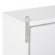 image 8 of HOMCOM Bathroom Mirror Cabinet Wall Mounted Storage Shelf Bathroom Cupboard Double Door, White