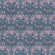 image 1 of Rasch Sophia Floral Vinyl Wallpaper | Blue | Blue/Pink | 1