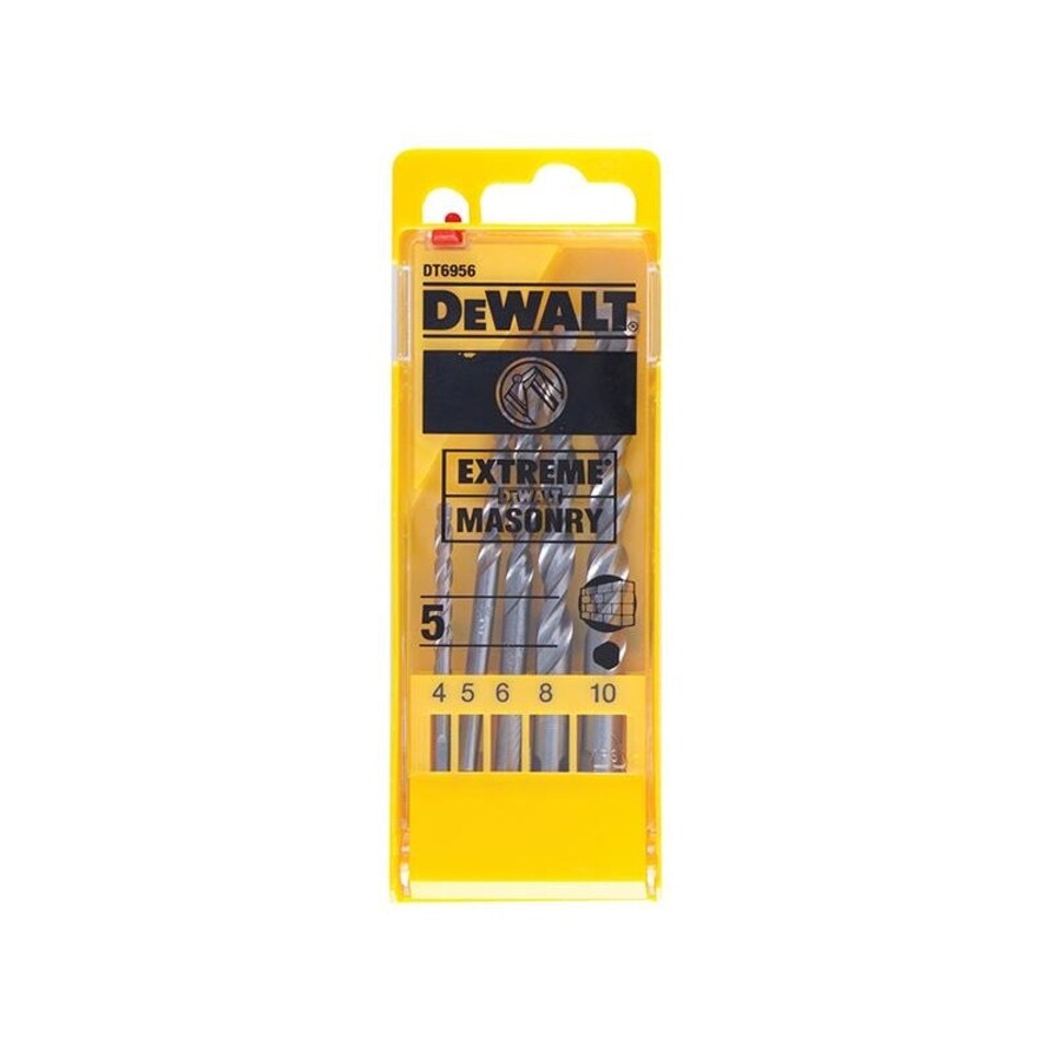 Dewalt Power Tools Extreme Masonry Drill Bit Set, 5 Piece - Multi Colour - One Size