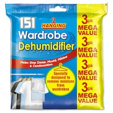 Hanging Wardrobe Dehumidifier Stop Damp Anti Mould Mildew Moisture Condensation