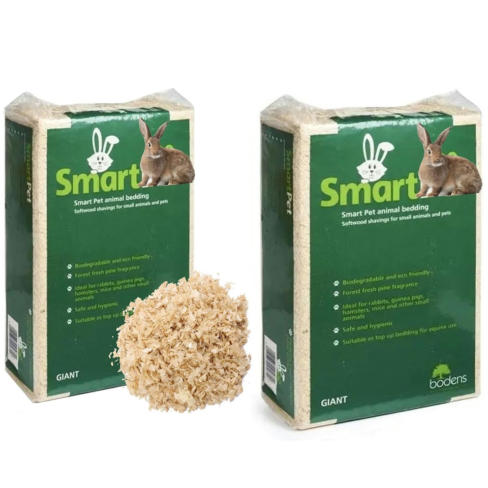 image 1 of 3 x 4KG Soft Wood Shaving For Pet Bedding Ideal For Small Pets & Animals
